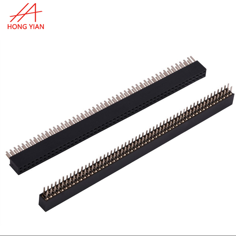 Mm Female Header Dual Row Straight Type Cable Assembly Connector