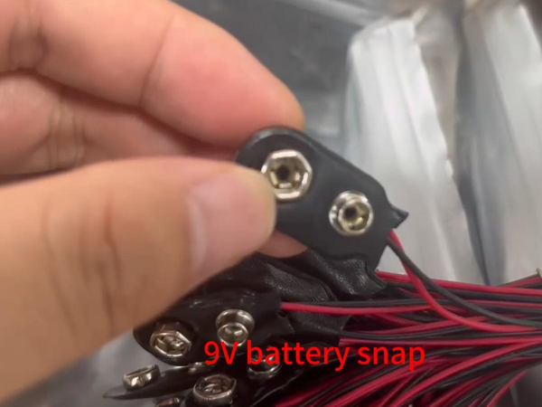 9V battery snap shipped a batch