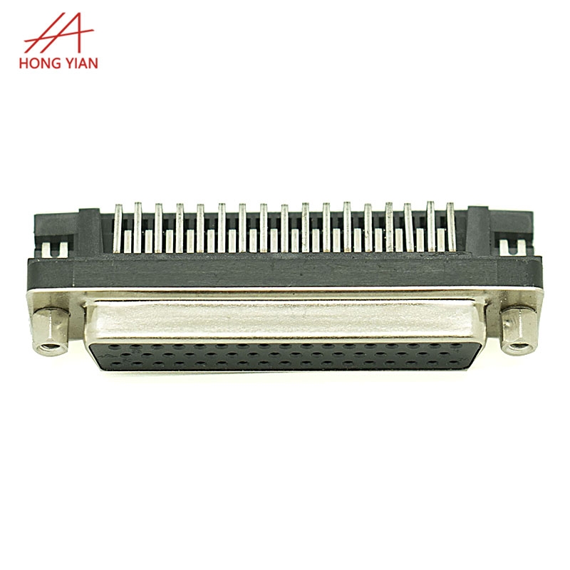 DB 50P 90 Degree Right Angle Dip Female SCSI Connector