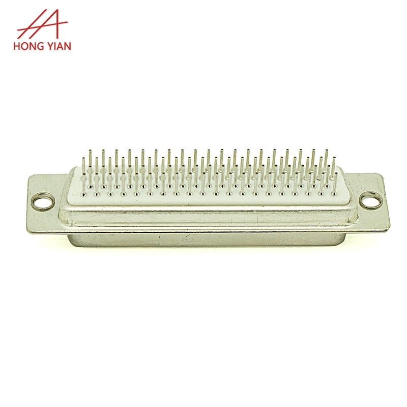 DB 78P 180 Degree Dip White Female  Dsub Connector