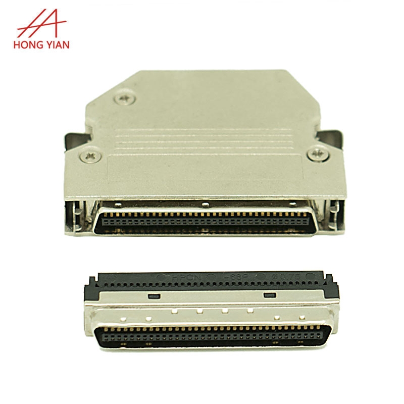 HPCN68P IDC Type Zinc Plating Outlet Male to Board SCSI Connector