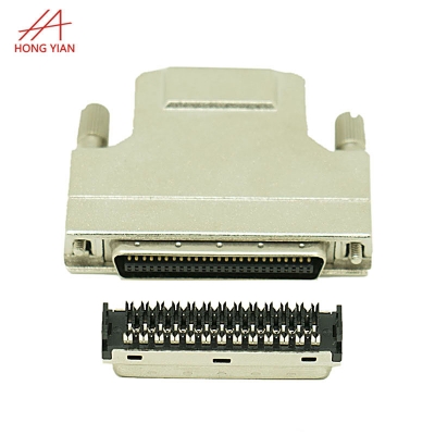 CN50P Dip 0.62mm 180  Degree Male SCSI Connector