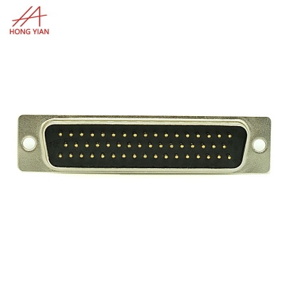 DB 50P Solder Black Male SCSI Connector