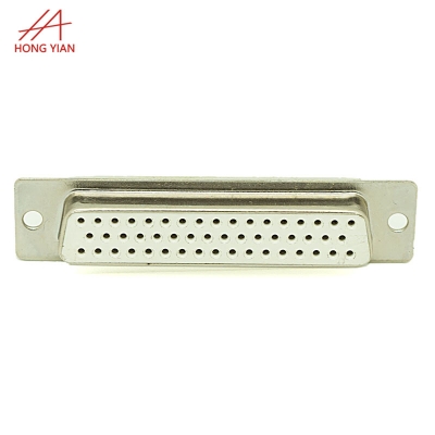 DB 50P 180 Degree Straight Angle Dip White Female  SCSI Connector