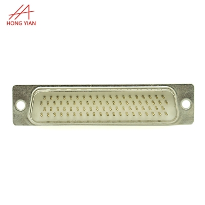 DB78P Solder White Insulator Male Dsub Connector