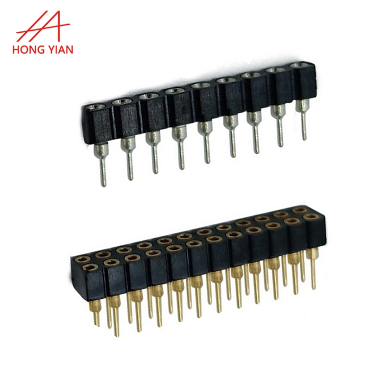 Pitch 2.0mm Single/Double Row 2-80Pin Round Pin Female Header