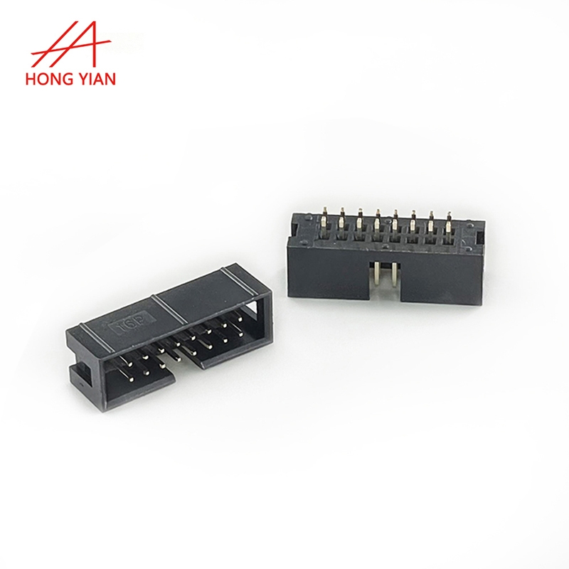 Pitch 2.54mm 16Pin DIP Straight Angle Box Header Connector