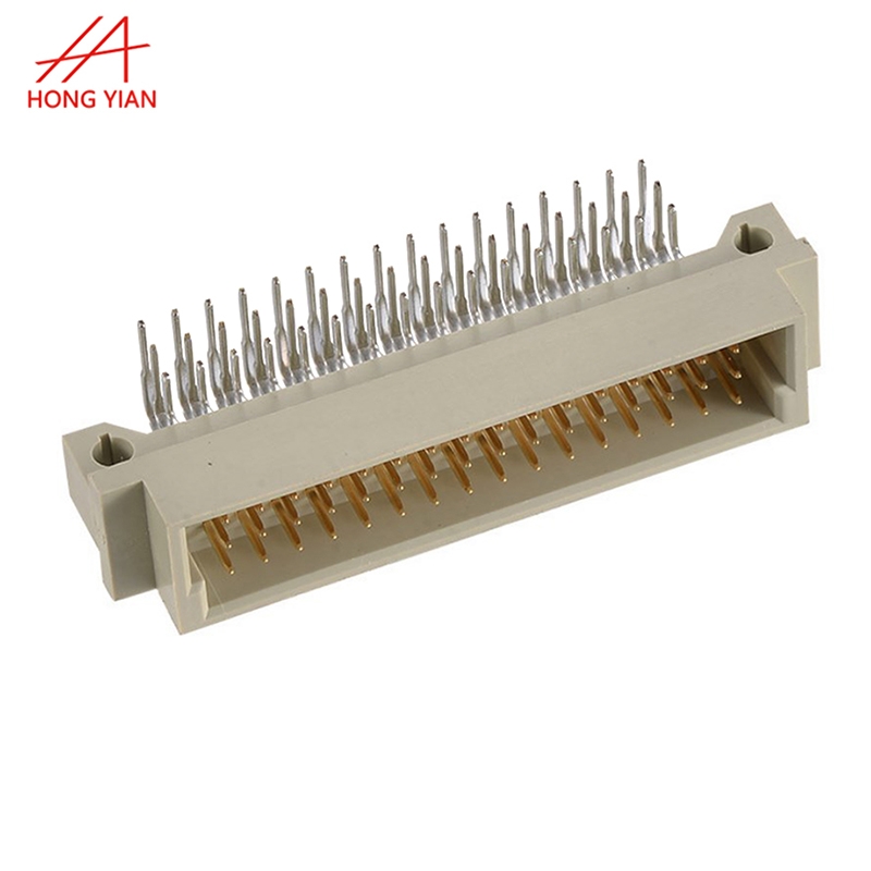 Pitch 2.54mm Triple Row Right Angle 90 Degree 48Pin Male Din41612 Connector