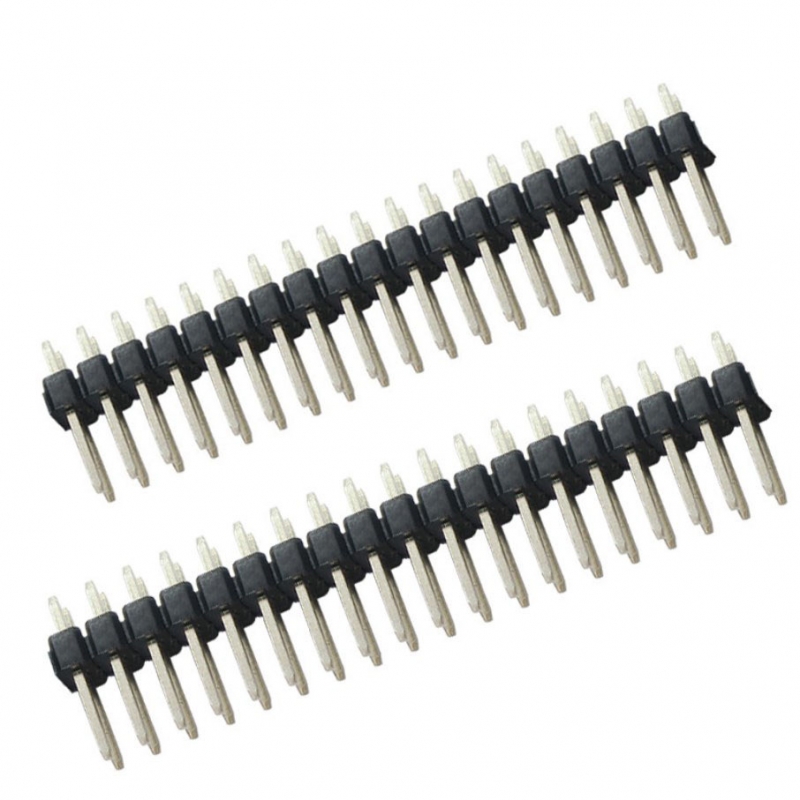 2.54mm Pin Header Dual Row 180 Degree Straight Type 