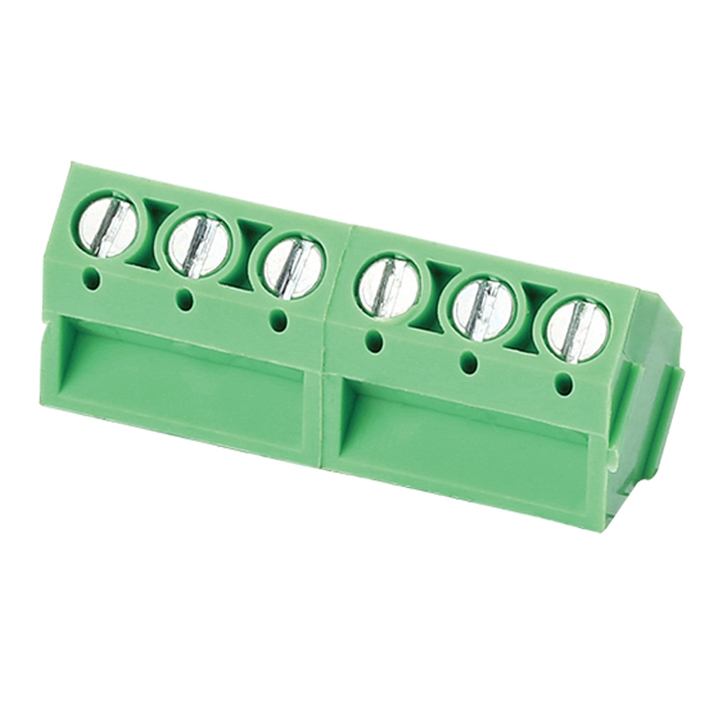 Pitch 2.54mm 6P Screw Type Terminal Block 