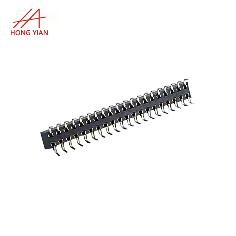 Pitch 2.54mm Centipede Foot H5.0mm Double Row Female Pin Header Connector