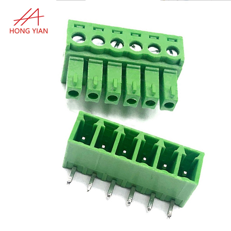 Pitch 3.5mm 6pins Plug-in Type Terminal Block