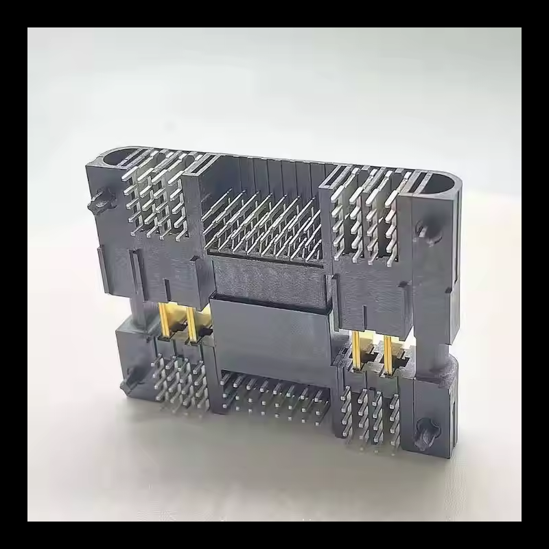 15 Pin High Current Circular D-Sub Connector - 180° PCB Mount Plug | Hong Yi An Industrial