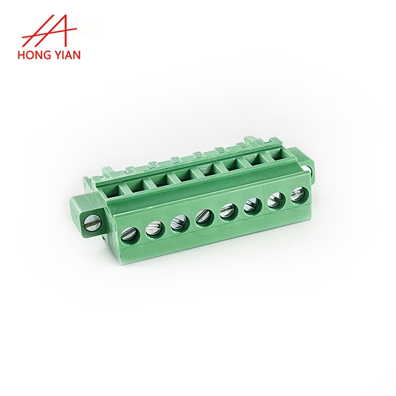 Pitch 5.08mm 2EDGKBM Female 8P Screw Fix Terminal Block