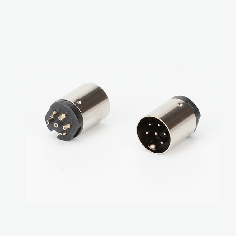 Din Socket 6pin Male Plug Circular Connector