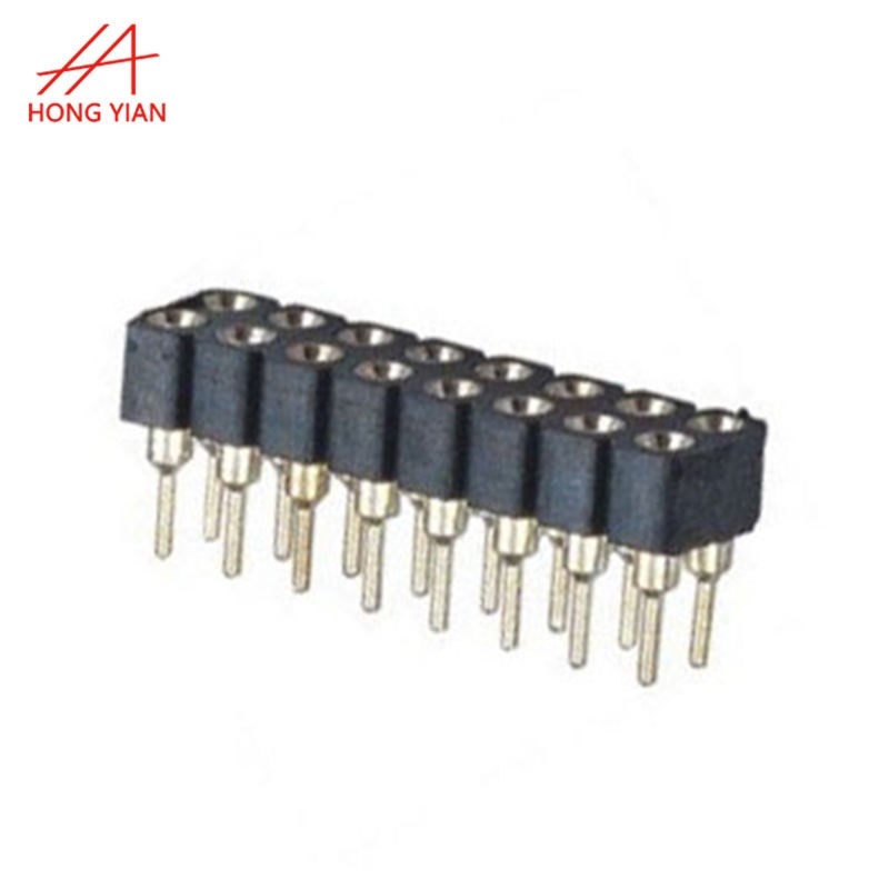 2.54mm Swiss Machine Rounded Female Header - Round Pin Strip