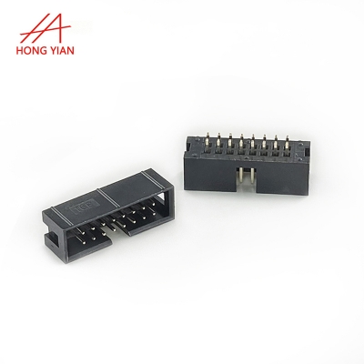 Pitch 2.54mm 16Pin DIP Straight Angle Box Header Connector