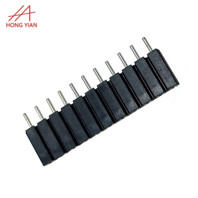 3.96mm Socket Connector Single Row Straight 10Pin Round pin