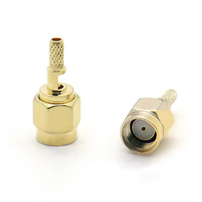 male header inner pin gold plated full brass rf adapter sma  converter