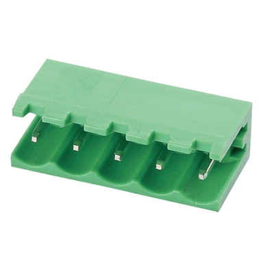 Pitch 3.81mm Plaggable Type Male Green Terminal Block