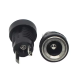 DC022B 2pin DC Power Socket Round with Screw 5.5x2.1mm Vertical Female DC Socket