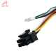 Pitch 4.2mm 6Pin Black Wire Harness