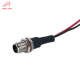 IP68 Waterproof 2 pin M12 Circular  Power Data Cable Wire Plug Connectors