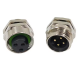 Waterproof Connectors M12 Industrial Parts Male Female 3 4 pin IP68 Aviation Solar Fast Connector