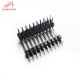 Double Row Right Angle Pin Header - Double Plastic