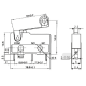 micro switch 5W simulated roller lever micro switches 5A 10A 125v/250v